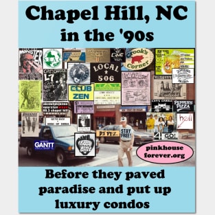 Chapel Hill, NC in the '90s Posters and Art